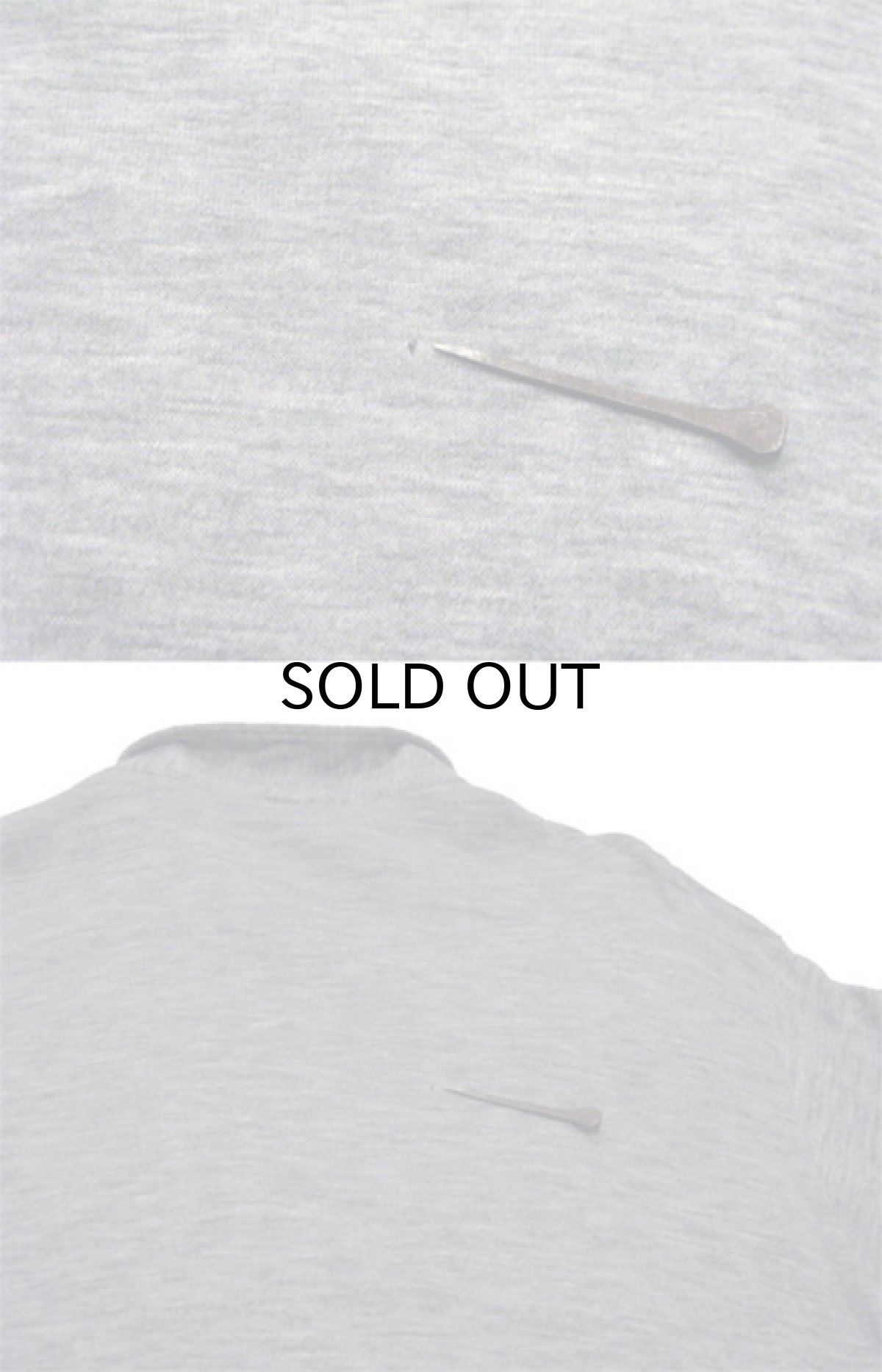 画像5: 1970's "TORINA" L/S Mods Shirts Polo Style　Heather Grey　size M-L (表記 L) (5)