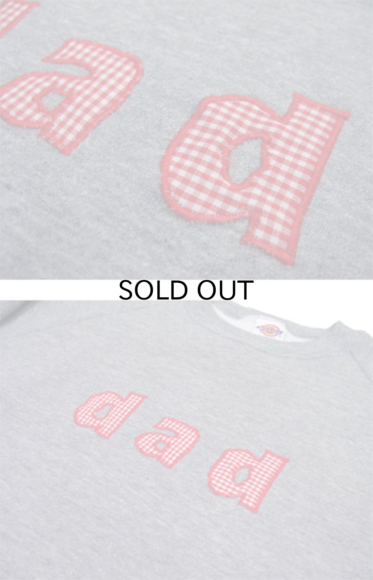 画像4: 1990's "Dickies" PulloverSweat "dad" color : GREY size M 位 (表記 L 42-44) (4)