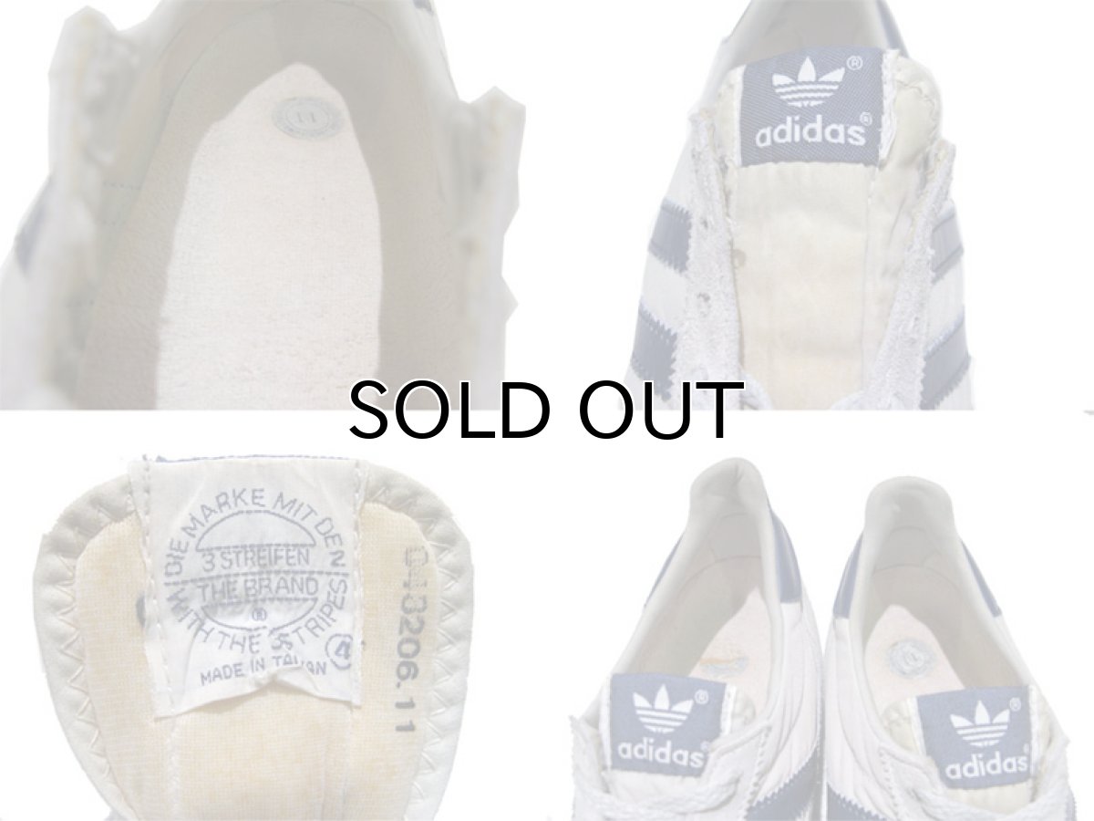 画像4: 1980's adidas "BOSTON" Running Sneaker　made in TAIWAN　GREY / NAVY 　size US 11 (29cm) (4)