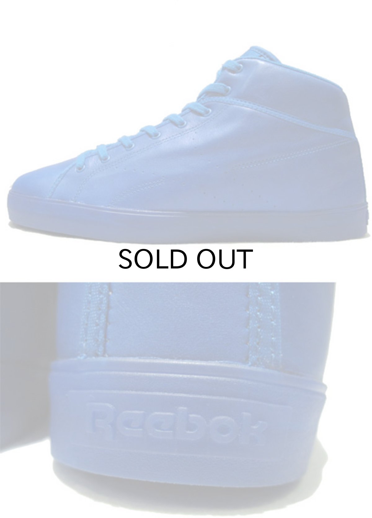 画像4: 00's~ Reebok "ALL BLUE" middle cut Leather Sneaker BLUE  size US 10.5 (28.5cm) (4)