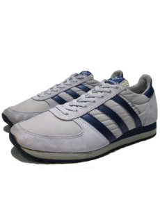 画像1: 1980's adidas "BOSTON" Running Sneaker　made in TAIWAN　GREY / NAVY 　size US 11 (29cm) (1)