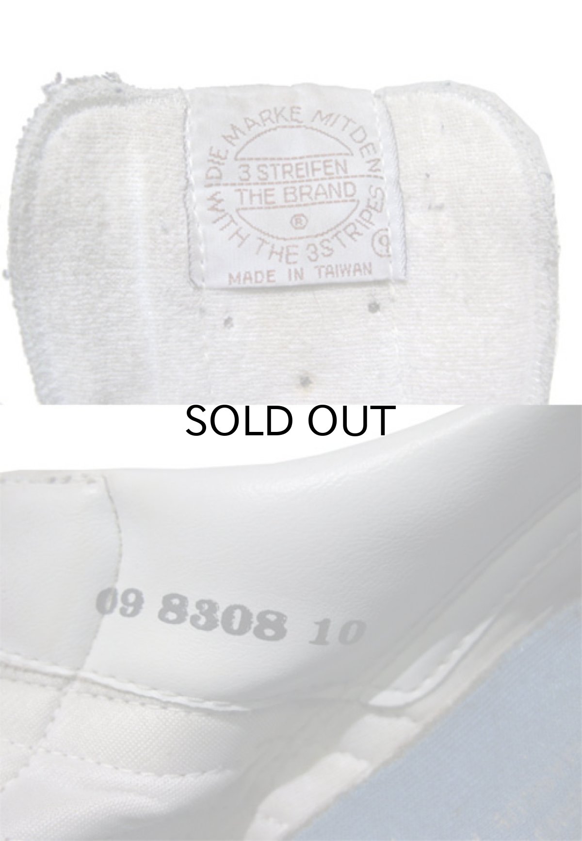 画像4: 1980's "adidas"  Running Sneaker "velcro tape"　made in TAIWAN　BEIGE　size US 10 (28cm) (4)