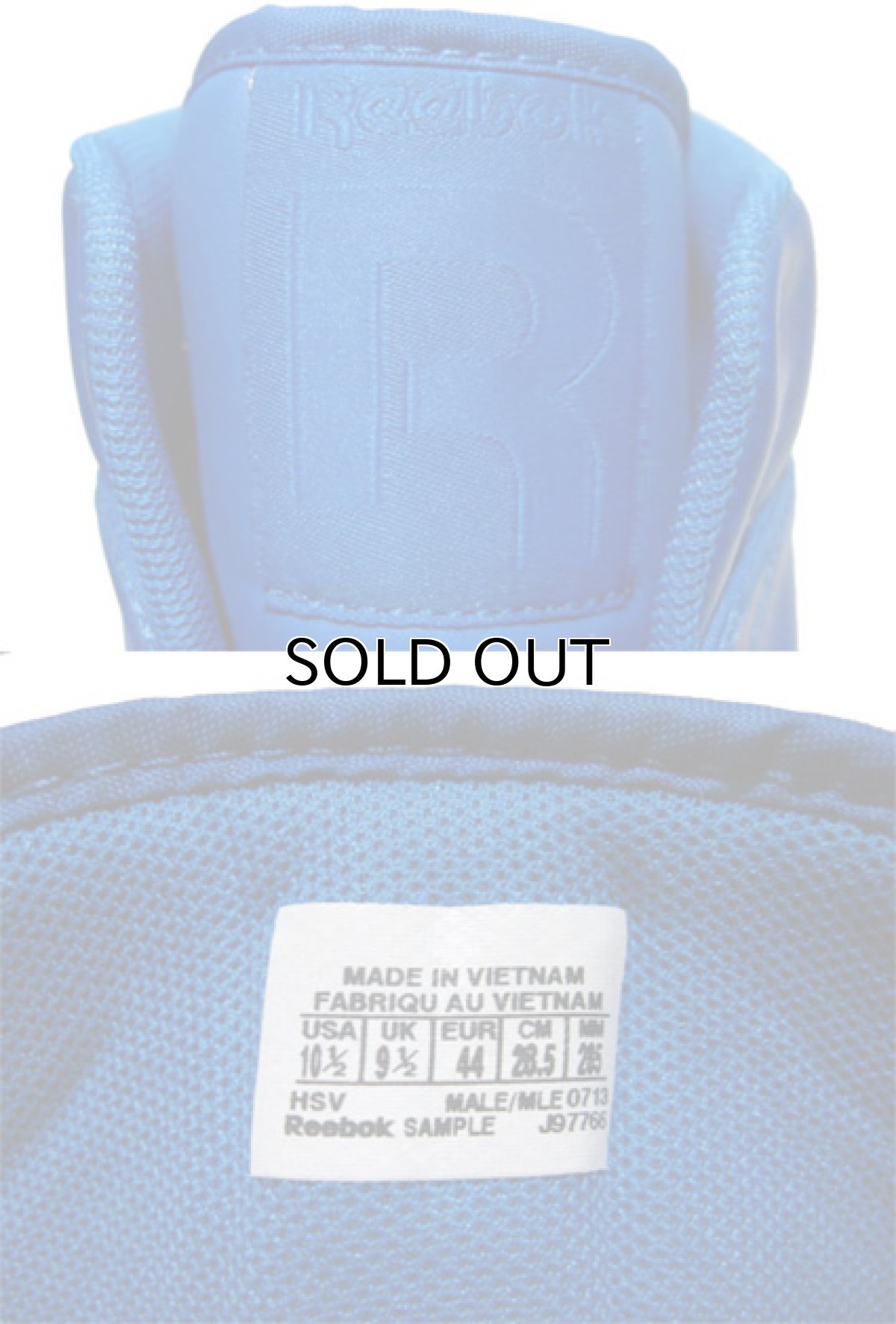 画像5: 00's~ Reebok "ALL BLUE" middle cut Leather Sneaker BLUE  size US 10.5 (28.5cm) (5)