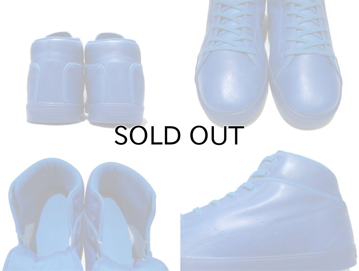 画像3: 00's~ Reebok "ALL BLUE" middle cut Leather Sneaker BLUE  size US 10.5 (28.5cm) (3)