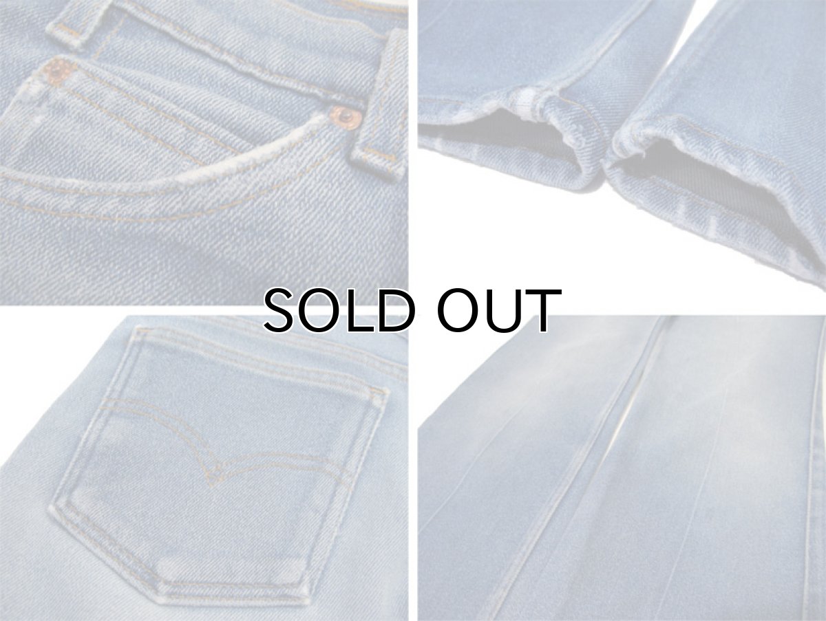 画像4: A)1980's~ Levi's 517 Stretch Denim Pants made in USA Blue Denim size 32.5 inch (表記 33 x 32) (4)