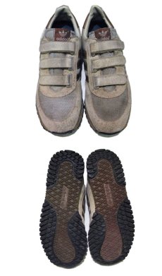 画像3: 1980's "adidas"  Running Sneaker "velcro tape"　made in TAIWAN　BEIGE　size US 10 (28cm) (3)