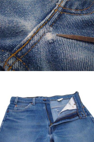 画像2: A)1980's~ Levi's 517 Stretch Denim Pants　made in USA　Blue Denim　size 32.5 inch (表記 33 x 32)