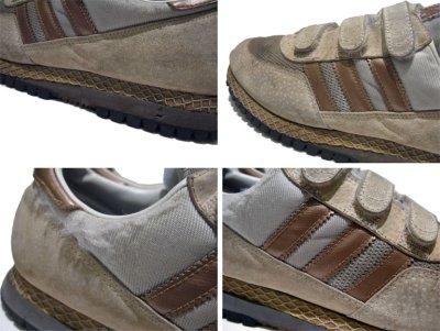 画像2: 1980's "adidas"  Running Sneaker "velcro tape"　made in TAIWAN　BEIGE　size US 10 (28cm)