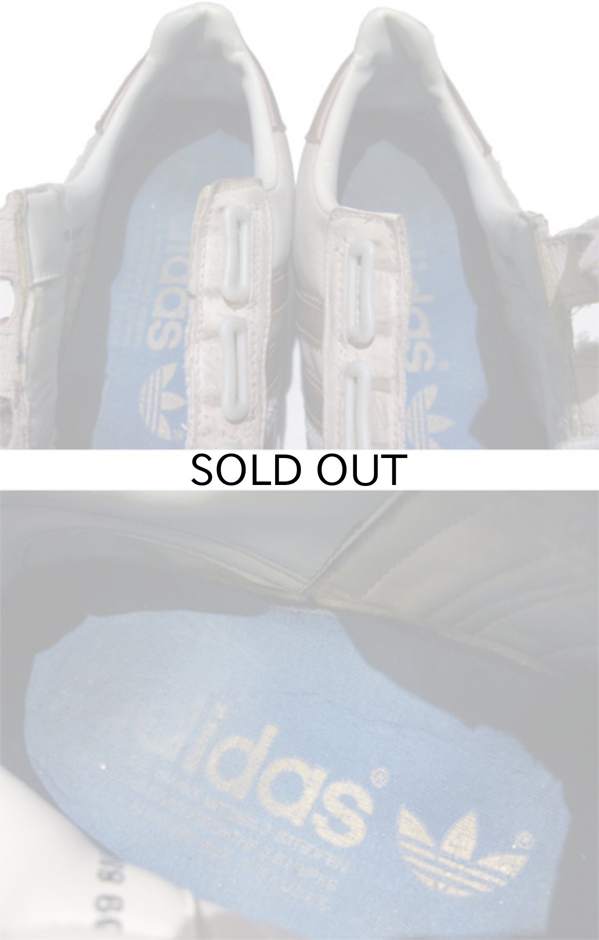 画像5: 1980's "adidas"  Running Sneaker "velcro tape"　made in TAIWAN　BEIGE　size US 10 (28cm) (5)