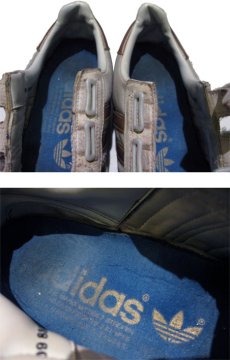 画像5: 1980's "adidas"  Running Sneaker "velcro tape"　made in TAIWAN　BEIGE　size US 10 (28cm) (5)
