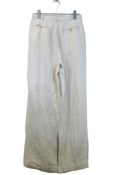 画像2: 1980's "BANANA REPUBLIC" Two-Tuck Linen Trousers　NATURAL　size 28 inch (表記 なし) (2)