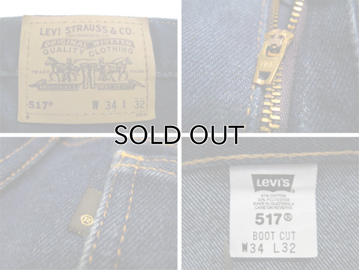 画像3: C)00's~ Levi's 517 Stretch Denim Pants　made in GUATEMALA　Blue Denim　size 33.5 inch (表記 34 x 32) (3)
