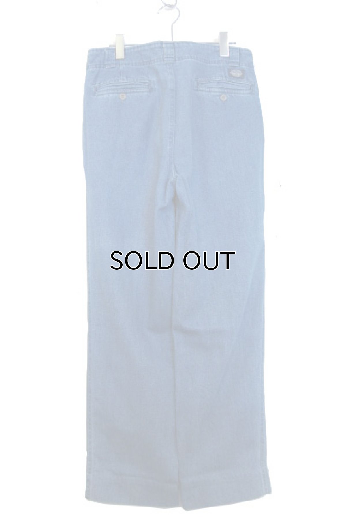 画像2: 1990's "Dockers - Levi's" Two-Tuck Denim Trousers　Blue Denim　size 33 inch (表記 32 x 31) (2)