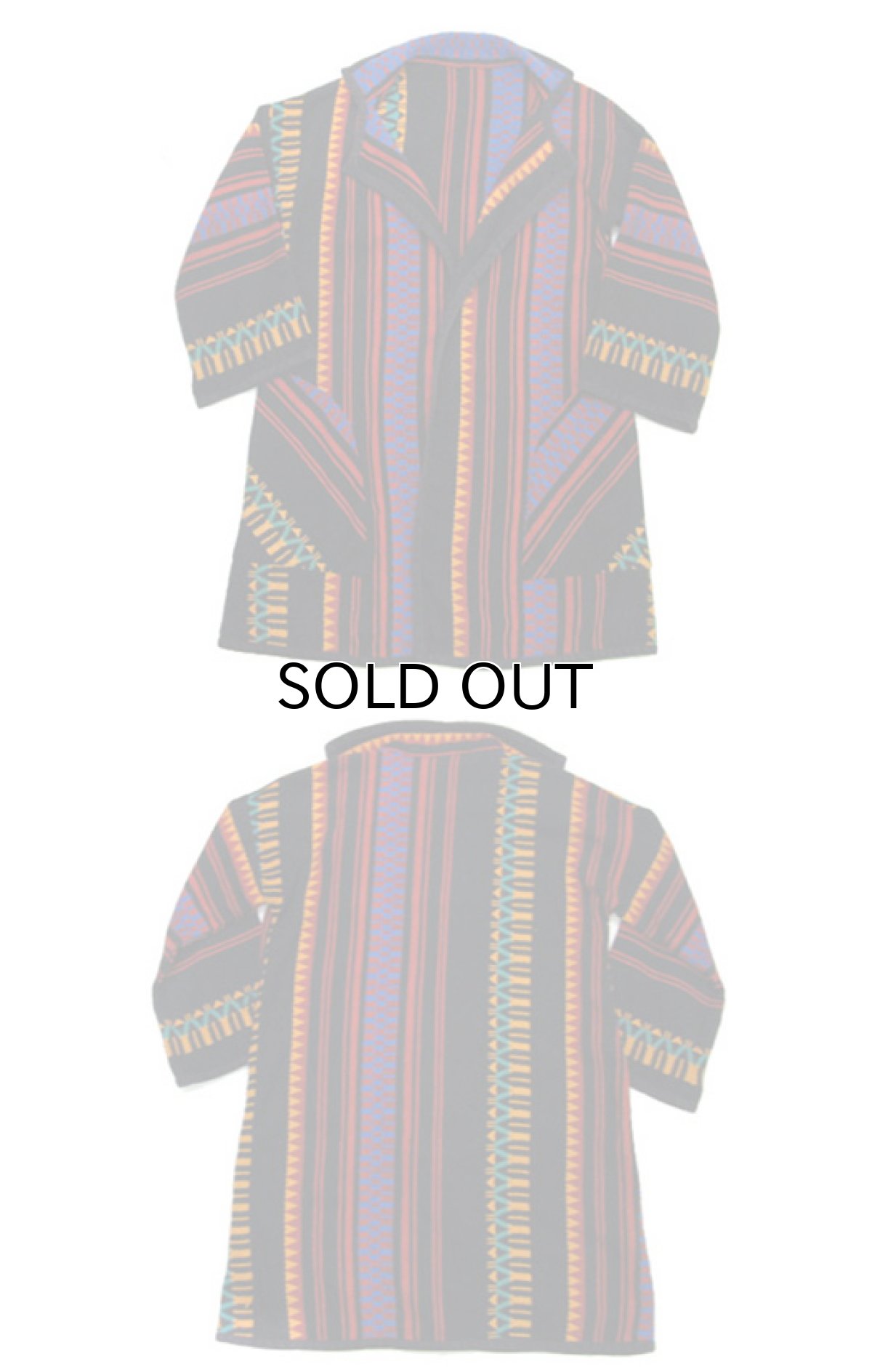 画像4: 1970's~ OLD Blanket Gown　Native Pattern (総柄)　size Free (表記 なし) (4)