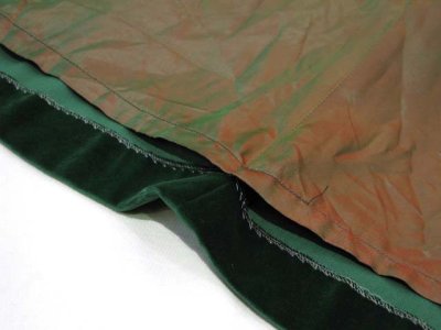 画像2: OLD Europe Velvet Cape　color : GREEN　size Free (表記 なし)