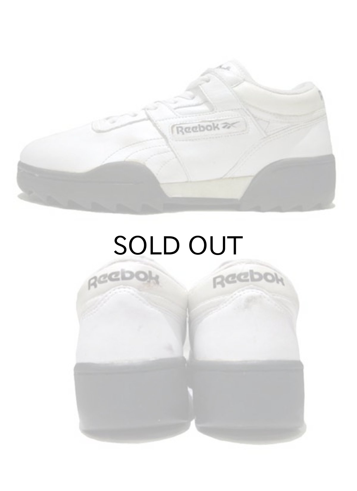 画像2: 00's "Reebok" Leather Sneaker color : WHITE  size US 9.5 (27.5cm) (2)