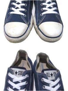 画像5: 1990's "CONVERSE" ALL STAR LOW Canvas Sneaker made in USA　NAVY 　size US 13 (31.5cm) (5)