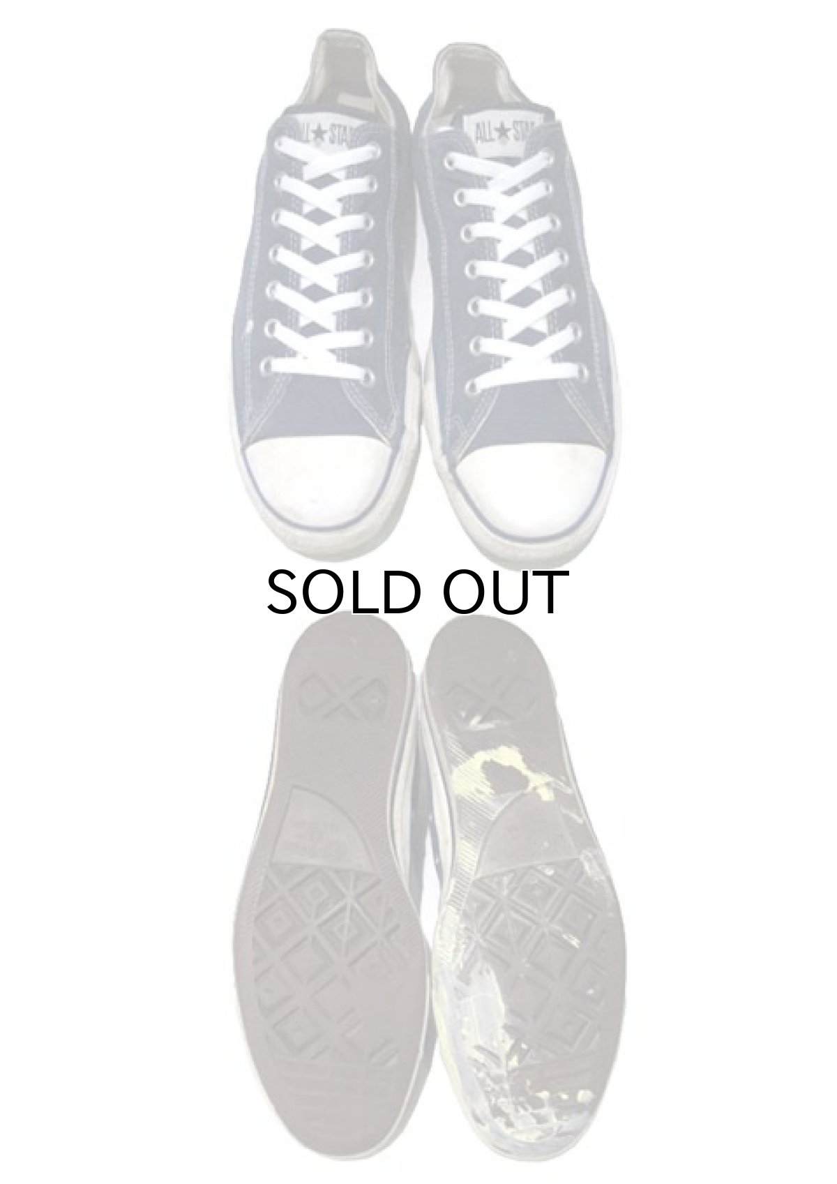 画像3: 1990's "CONVERSE" ALL STAR LOW Canvas Sneaker made in USA　NAVY 　size US 13 (31.5cm) (3)