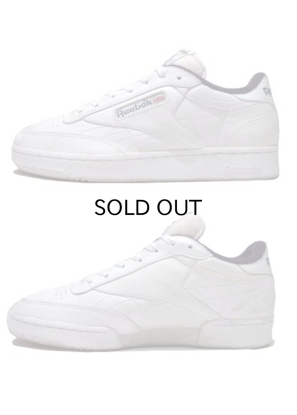 画像2: 00's " Reebok Classic " Leather Sneaker　WHITE 　size US 9.5 (27.5cm) (2)