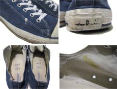 画像4: 1990's "CONVERSE" ALL STAR LOW Canvas Sneaker made in USA　NAVY 　size US 13 (31.5cm) (4)