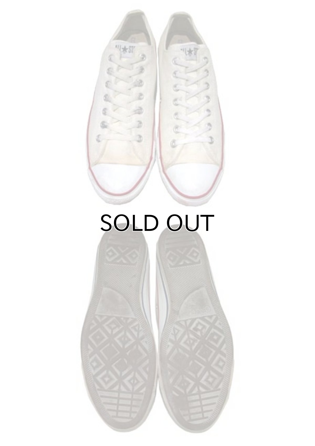 画像3: 1990's "CONVERSE" ALL STAR LOW Canvas Sneaker made in USA　NATURAL 　size US 13 (31cm) (3)