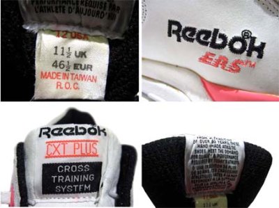 画像1: 1990's Reebok "CTX PLUS" Leather Sneaker　WHITE 　size US 12 (30cm)