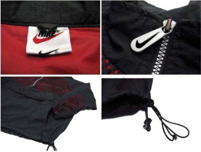 画像2: 1990's~ "NIKE" Pullover Nylon Jacket　BLACK / RED　size L (表記 L)