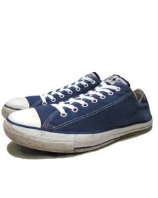 画像1: 1990's "CONVERSE" ALL STAR LOW Canvas Sneaker made in USA　NAVY 　size US 13 (31.5cm) (1)