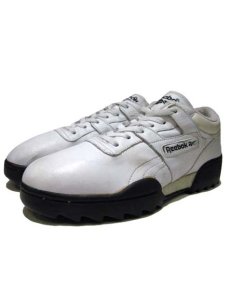 画像1: 00's "Reebok" Leather Sneaker　color : WHITE 　size US 9.5 (27.5cm) (1)