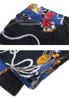 画像4: 1990's "LAUREN Ralph Lauren" Stretch Cotton Pants (総柄)　size : w31.5 (表記 10) (4)