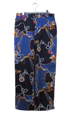 画像1: 1990's "LAUREN Ralph Lauren" Stretch Cotton Pants (総柄)　size : w31.5 (表記 10) (1)