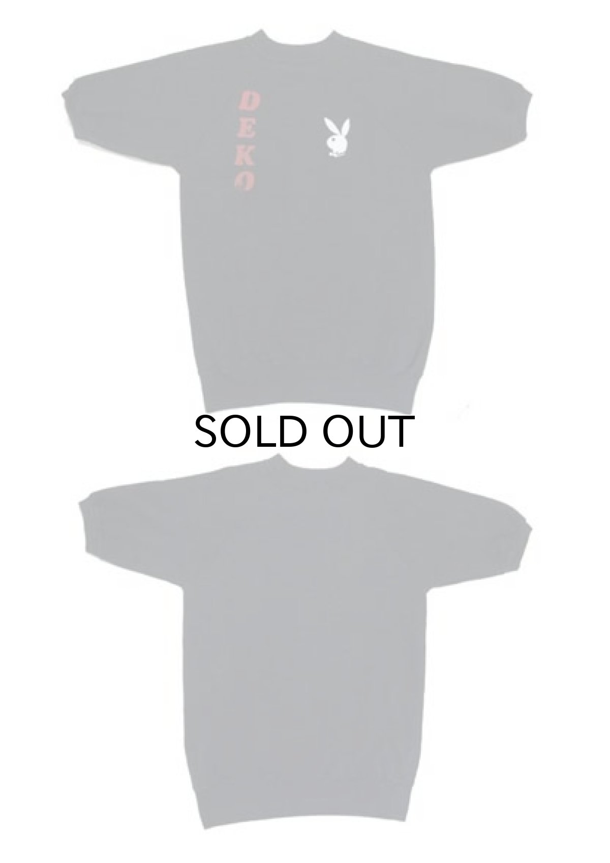 画像4: ~1980's "PLAY BOY" Short Sleeve Sweat Shirts BLACK size S (表記 SMALL) (4)