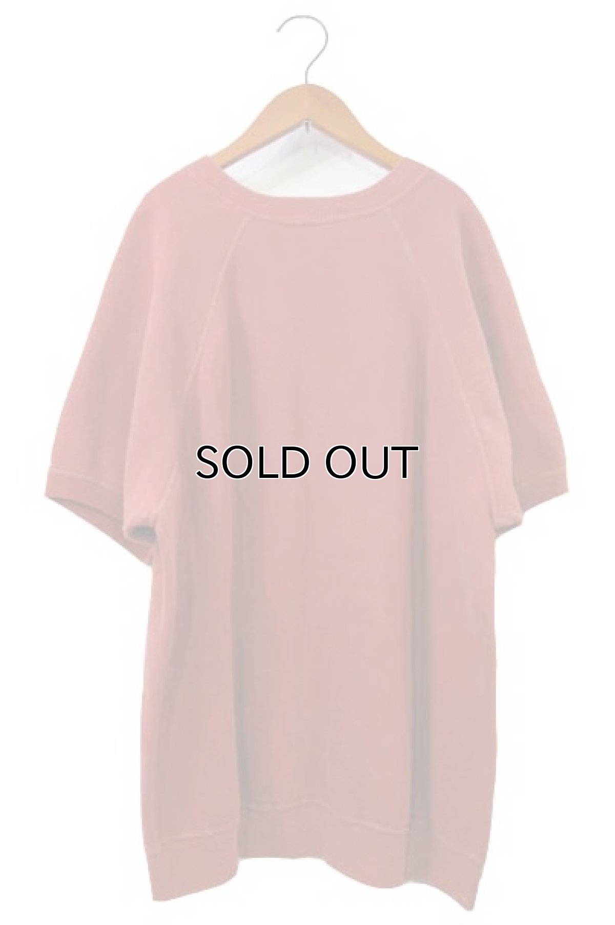 画像2: 1960's OLD Short Sleeve Sweat Shirts RED系 size M-L (表記 不明) (2)