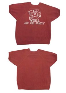 画像3: 1960's OLD Short Sleeve Sweat Shirts　RED系　size M-L (表記 不明) (3)