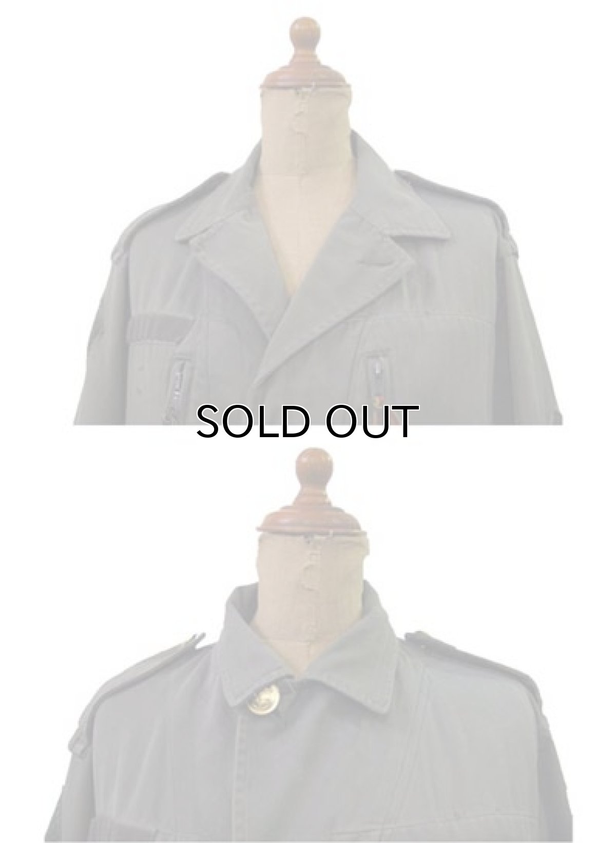 画像3: " Note and Pen the poem " ノートとペン 。 "retouch" リタッチ French F-2 Jacket OLIVE size M (表記 96M) (3)