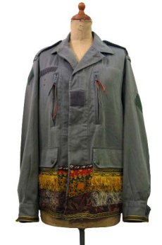 画像1: " Note and Pen the poem " ノートとペン 。 "retouch" リタッチ French F-2 Jacket　OLIVE　size M (表記 96M) (1)