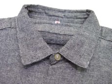 画像3: 1960's French Cotton Flannel Pullover Shirts DEADSTOCK　GREY　size M-L (表記 43) (3)