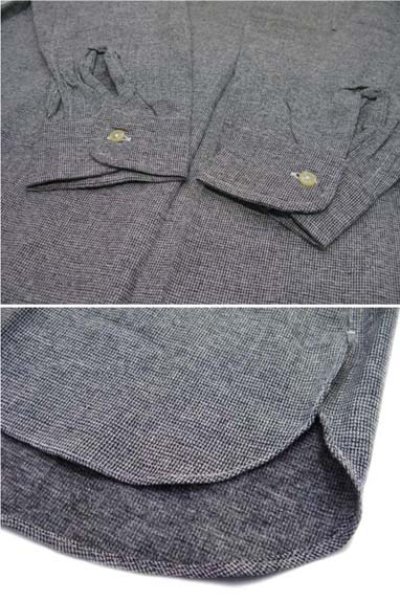 画像2: 1960's French Cotton Flannel Pullover Shirts DEADSTOCK　GREY　size M-L (表記 43)