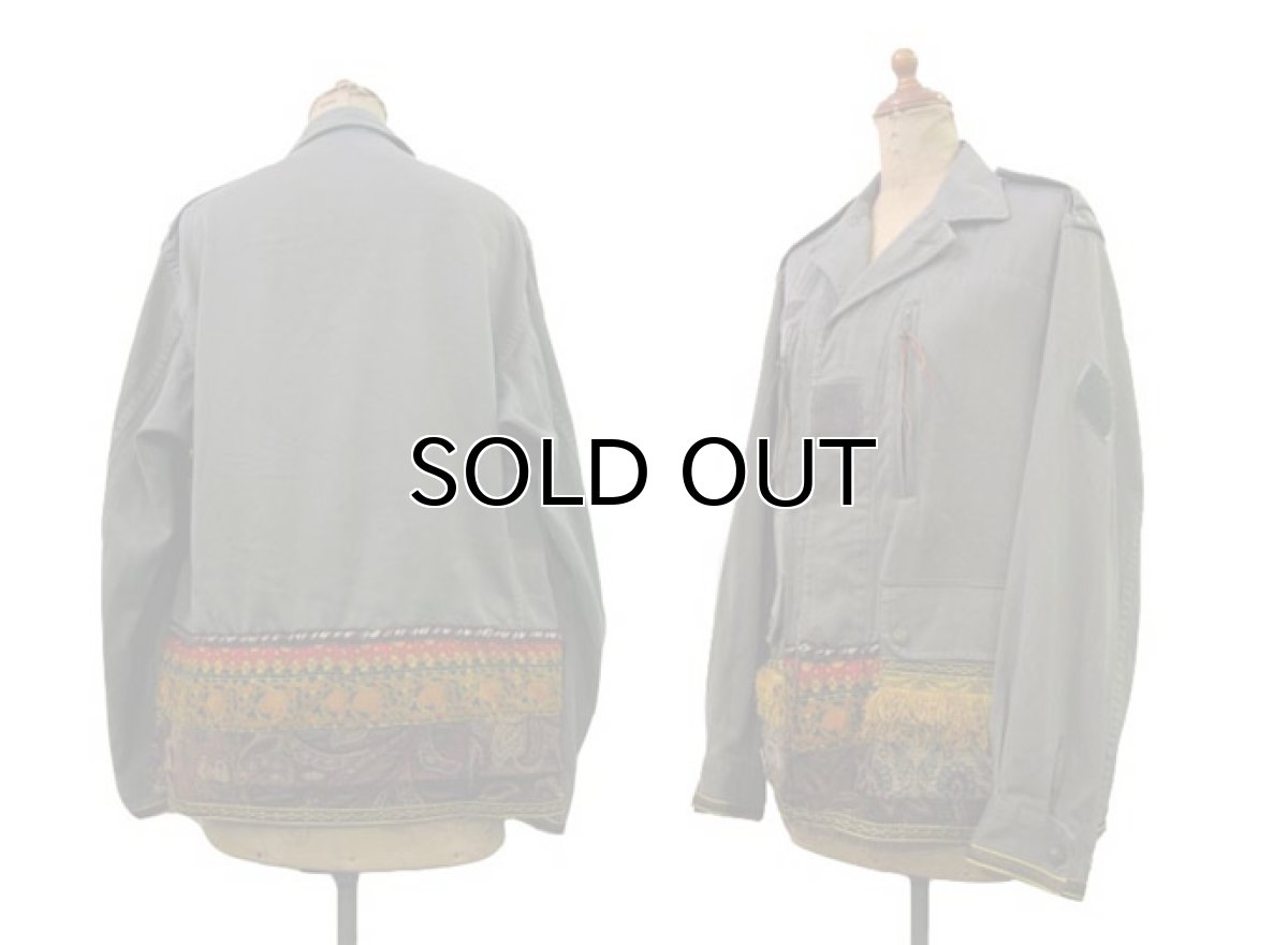 画像2: " Note and Pen the poem " ノートとペン 。 "retouch" リタッチ French F-2 Jacket OLIVE size M (表記 96M) (2)