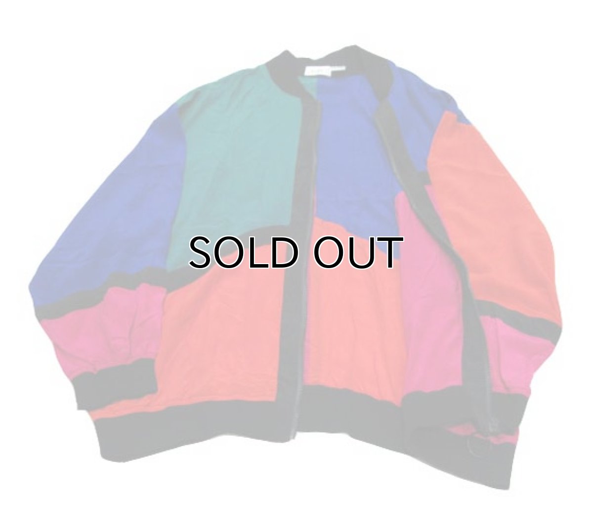 画像4: ~1990's "Pia Rucci" Multi Color Zip Up Jacket　Multi Color　size L (表記 1X) (4)