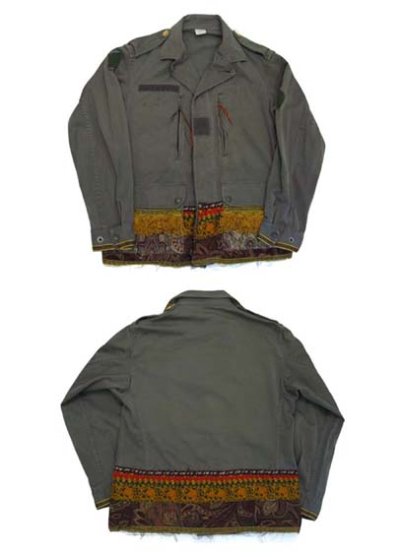 画像1: " Note and Pen the poem " ノートとペン 。 "retouch" リタッチ French F-2 Jacket　OLIVE　size M (表記 96M)