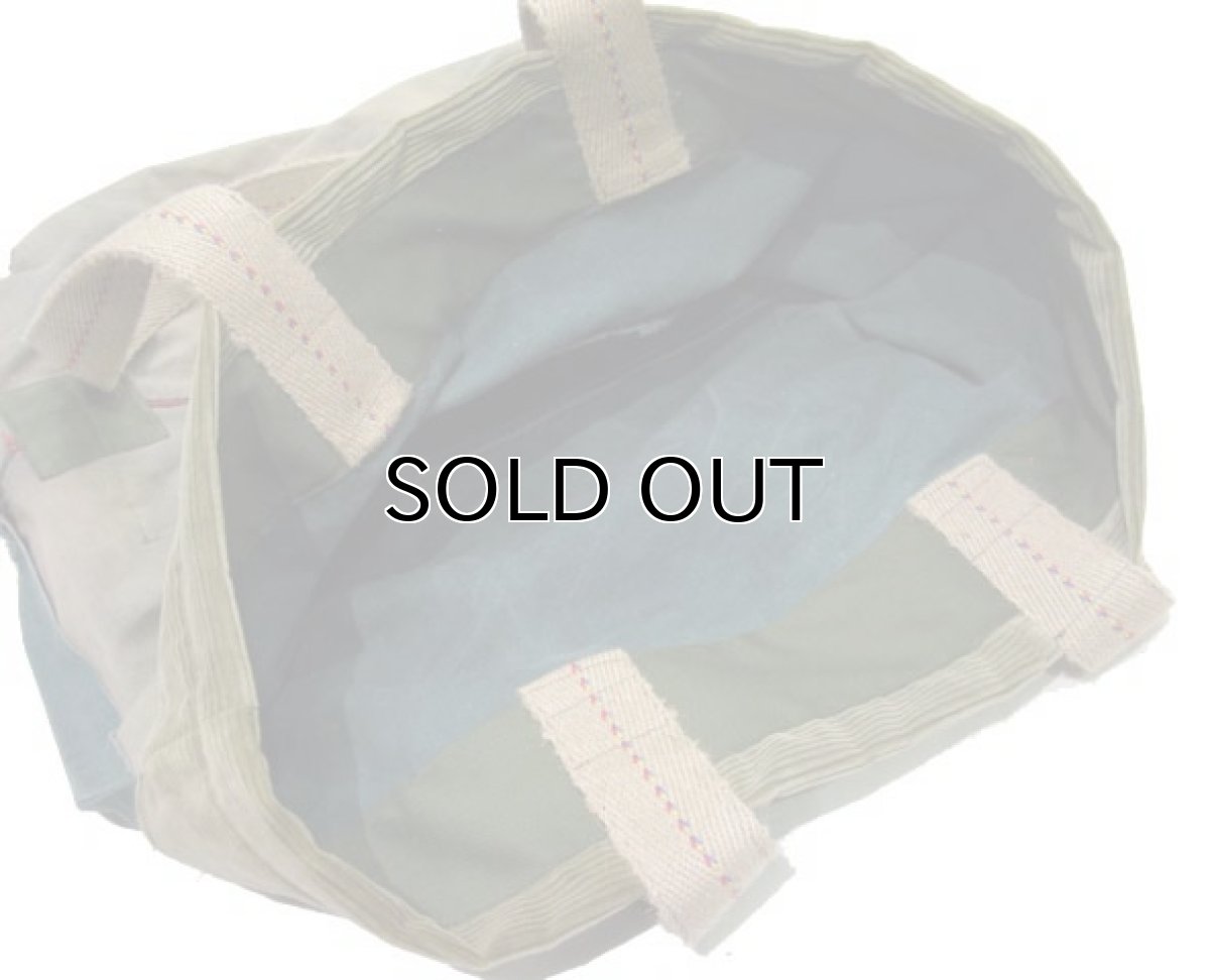 画像3: " Note and Pen "retouch" Tote Bag  -OLD US Military Duffle Bag + other fabric- OLIVE (3)