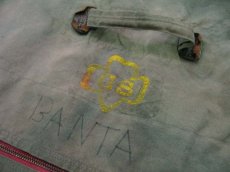 画像4: " Note and Pen "retouch" Tote Bag  -OLD US Military Duffle Bag + other fabric-　OLIVE (4)