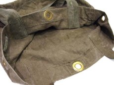 画像3: " Note and Pen "retouch" Medium Tote Bag  -1950's French Military Linen Duffle-　BROWN (3)
