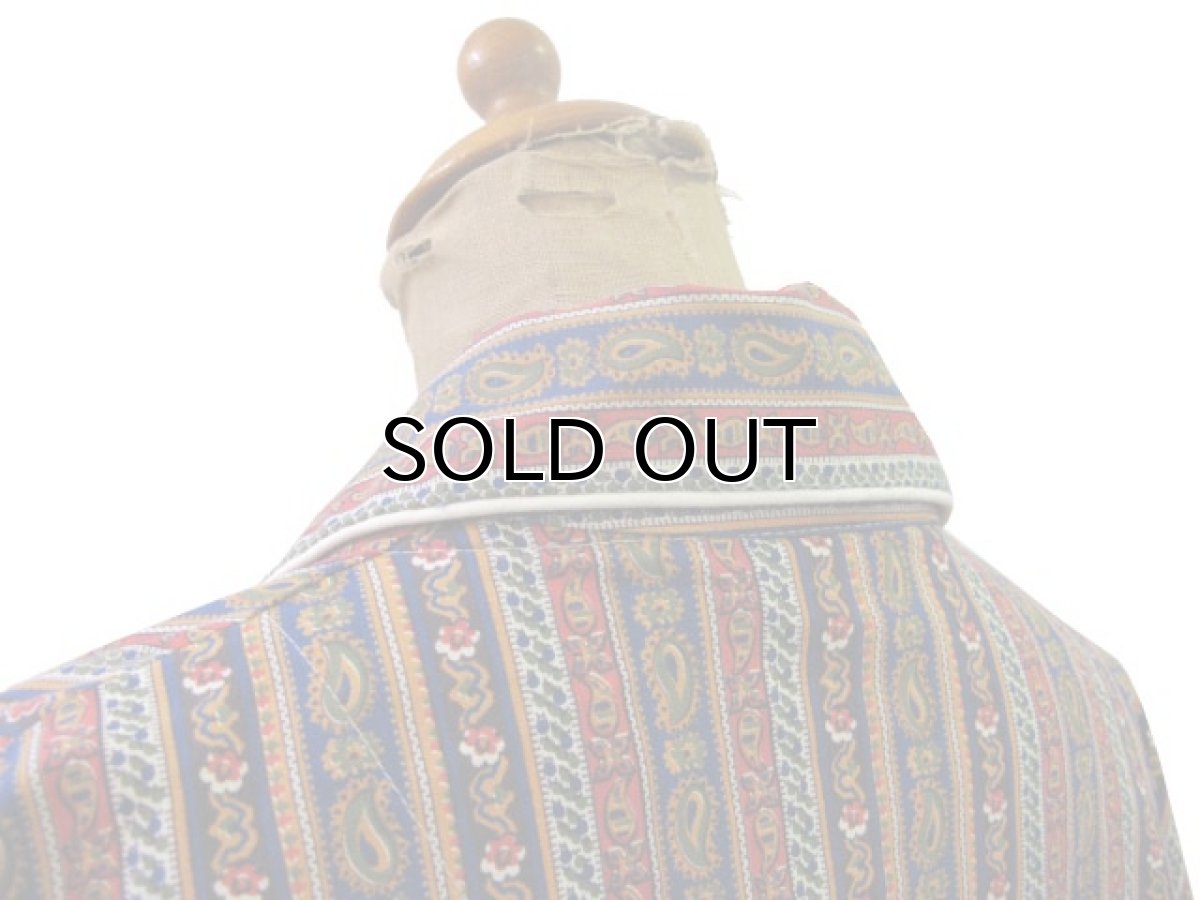 画像3: 1970's "JC Penny" OLD Paisley Gown　DESDSTOCK　総柄　size Free (表記 42-44 L) (3)