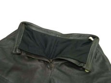 画像3: 1980's "LAMMNAPPA" Europe Leather Short Pants　OLIVE　size w31.5 inch (表記 不明)　 (3)