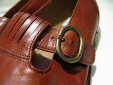 画像5: "Cable & Co." Strap Leather Shoes　mede in Italy　BROWN　size 8 (5)