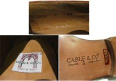 画像4: "Cable & Co." Strap Leather Shoes　mede in Italy　BROWN　size 8 (4)