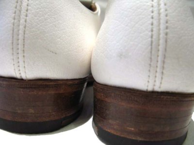 画像3: Johnston & Murphy "Aristocraft" Square Toe Leather Strap Shoes　WHITE　size 81/2 B 