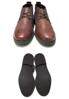画像3: NEW "COLEHAAN" Leather Chukka Boots　BROWN　size 9 1/2 (3)